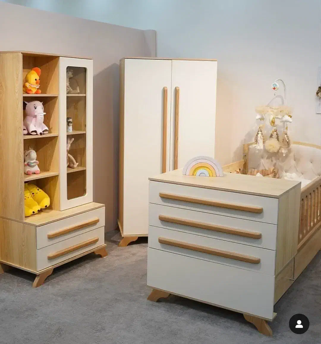 سرویس خواب نوزاد|تخت و سرویس خواب|همدان, |دیوار