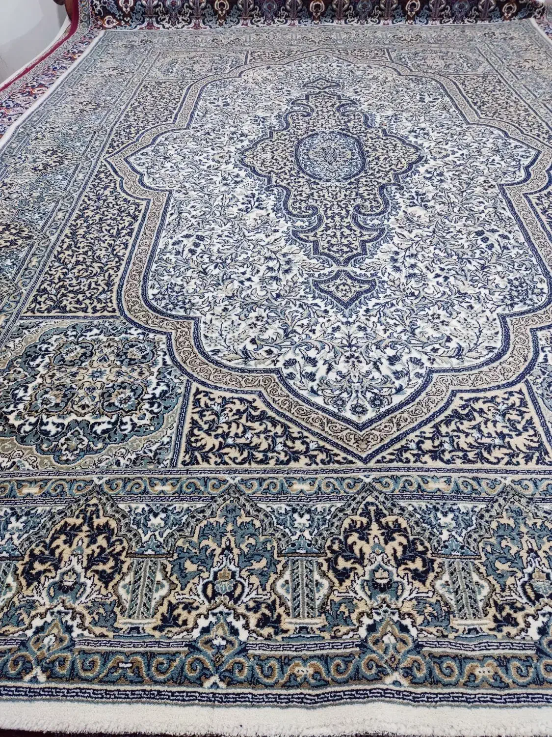 جفت فرش ۳/۵در۵ ستاره کویر یزد|فرش|یزد, |دیوار