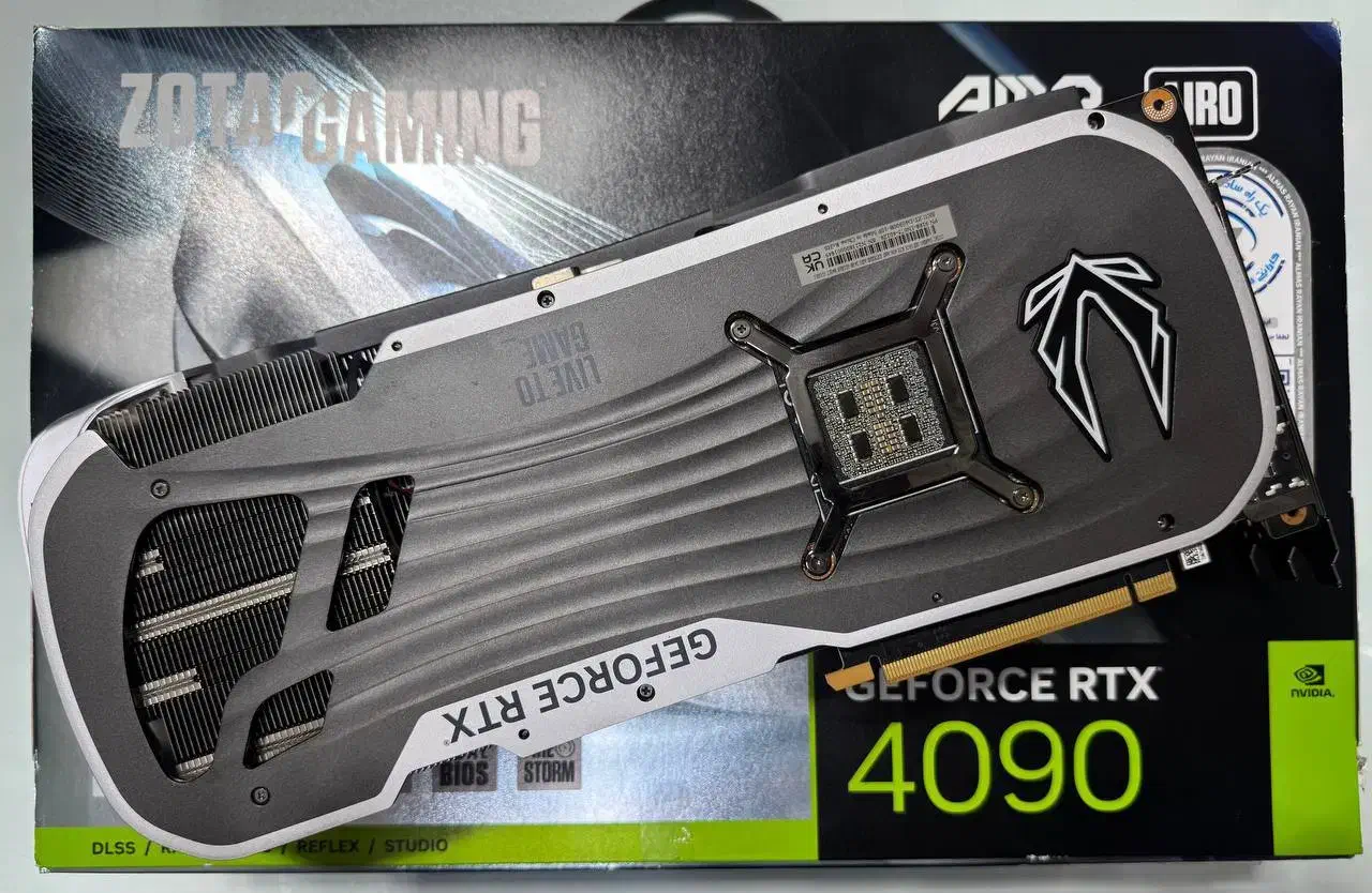 کارت ZOTAC AIRO RTX 4090 24GB گارانتی|قطعات و لوازم جانبی رایانه|قم, ارم|دیوار