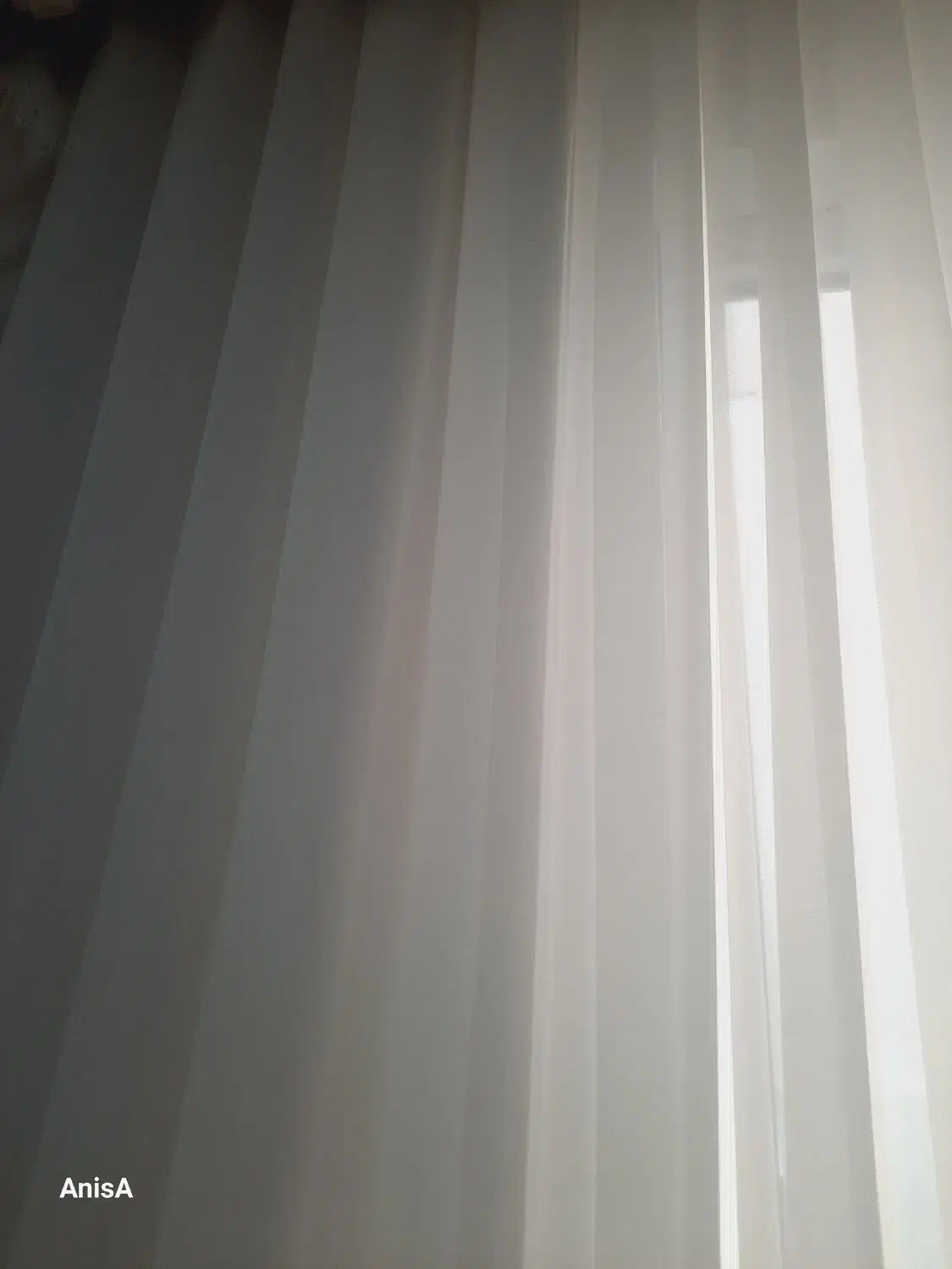 دو عدد پرده حریر ساده|پرده، رانر، رومیزی|تهران, شهرک طالقانی|دیوار