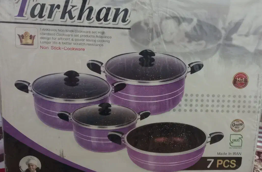 قابلمه تفلون ۷پارچه|ظروف پختوپز|قم, کیوانفر|دیوار