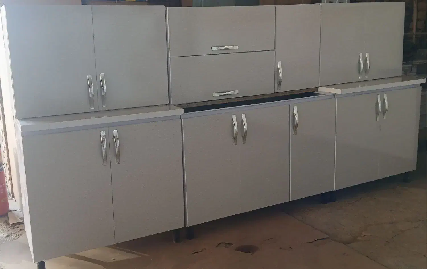 کابینت ۶ متری سفید آکبند آکبند|مصالح و تجهیزات ساختمان|قروه, |دیوار