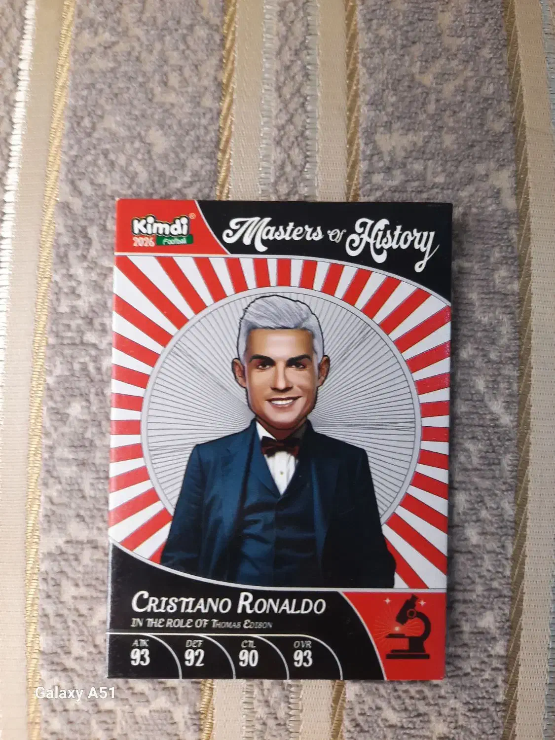 «کارت رونالدو نقش ادیسون کیمدی ۲۰۲۶ اصل|کلکسیون و سرگرمی|تهران, شکیبا|دیوار