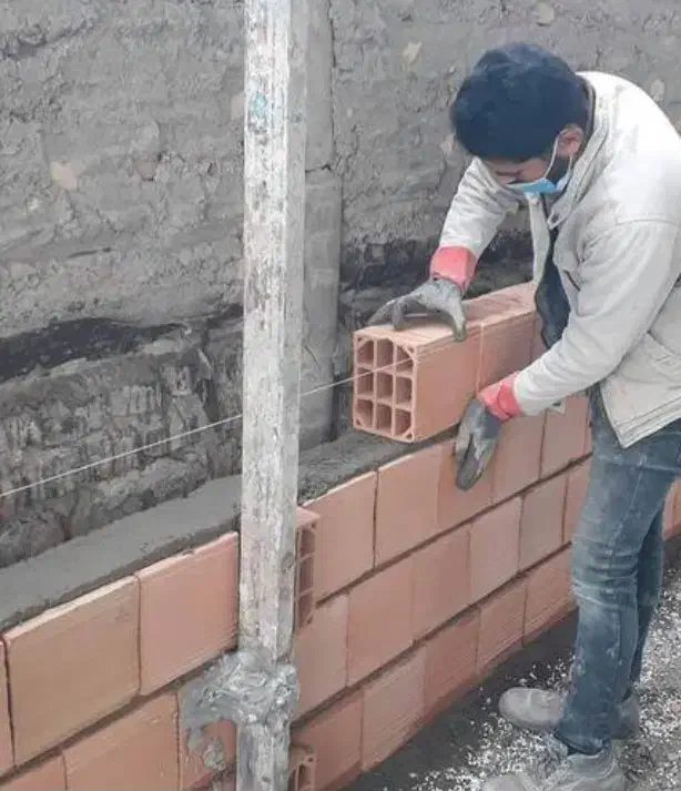 آجرچینی و سنگ بلوک چینی|خدمات پیشه و مهارت|ماسال, |دیوار