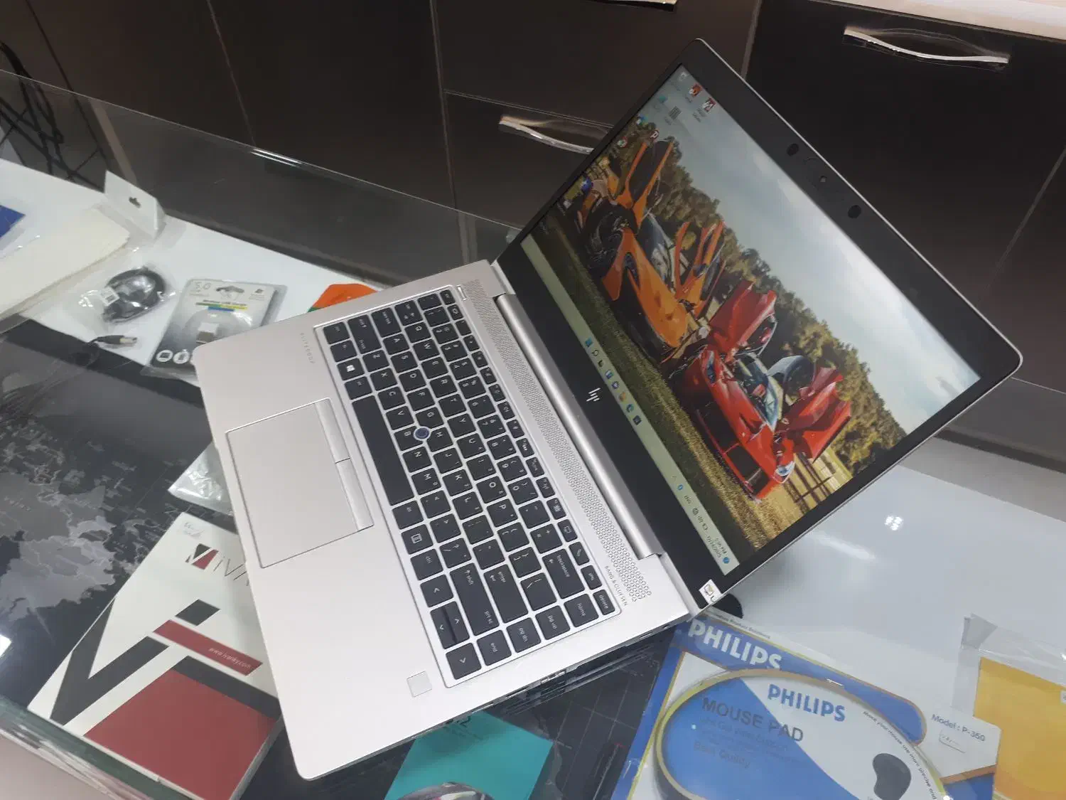 لپ تاپ باریک باکیفیت صفحه تاچ HP ELIET B00K 745 G6|رایانه همراه|کرمان, |دیوار