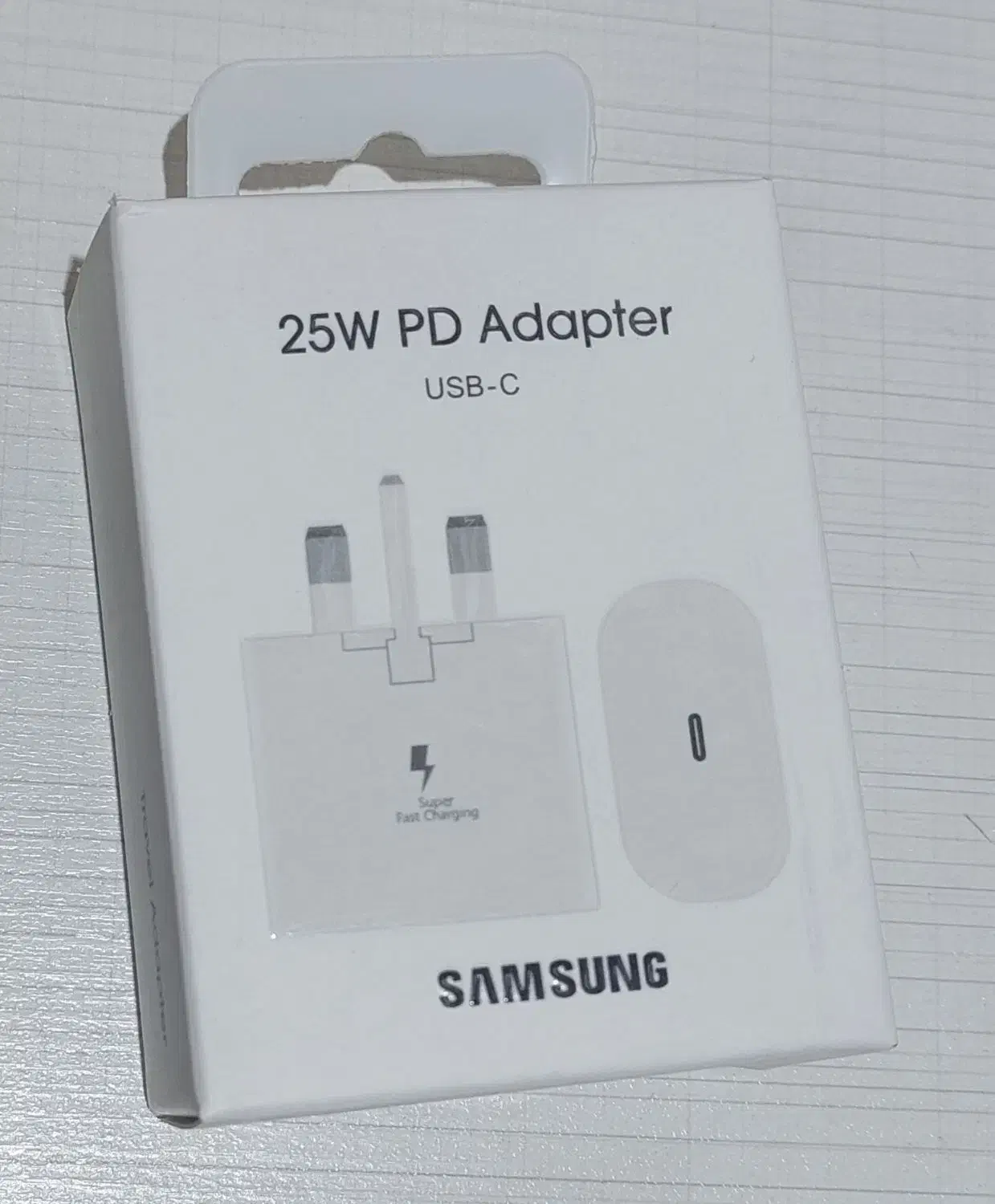 آداپتور ۲۵ وات برند اصلی سامسونگ|لوازم جانبی موبایل و تبلت|رشت, گلباغ نماز|دیوار