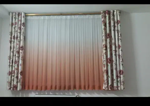 پرده حریر|پرده، رانر، رومیزی|کرج, محمود آباد|دیوار