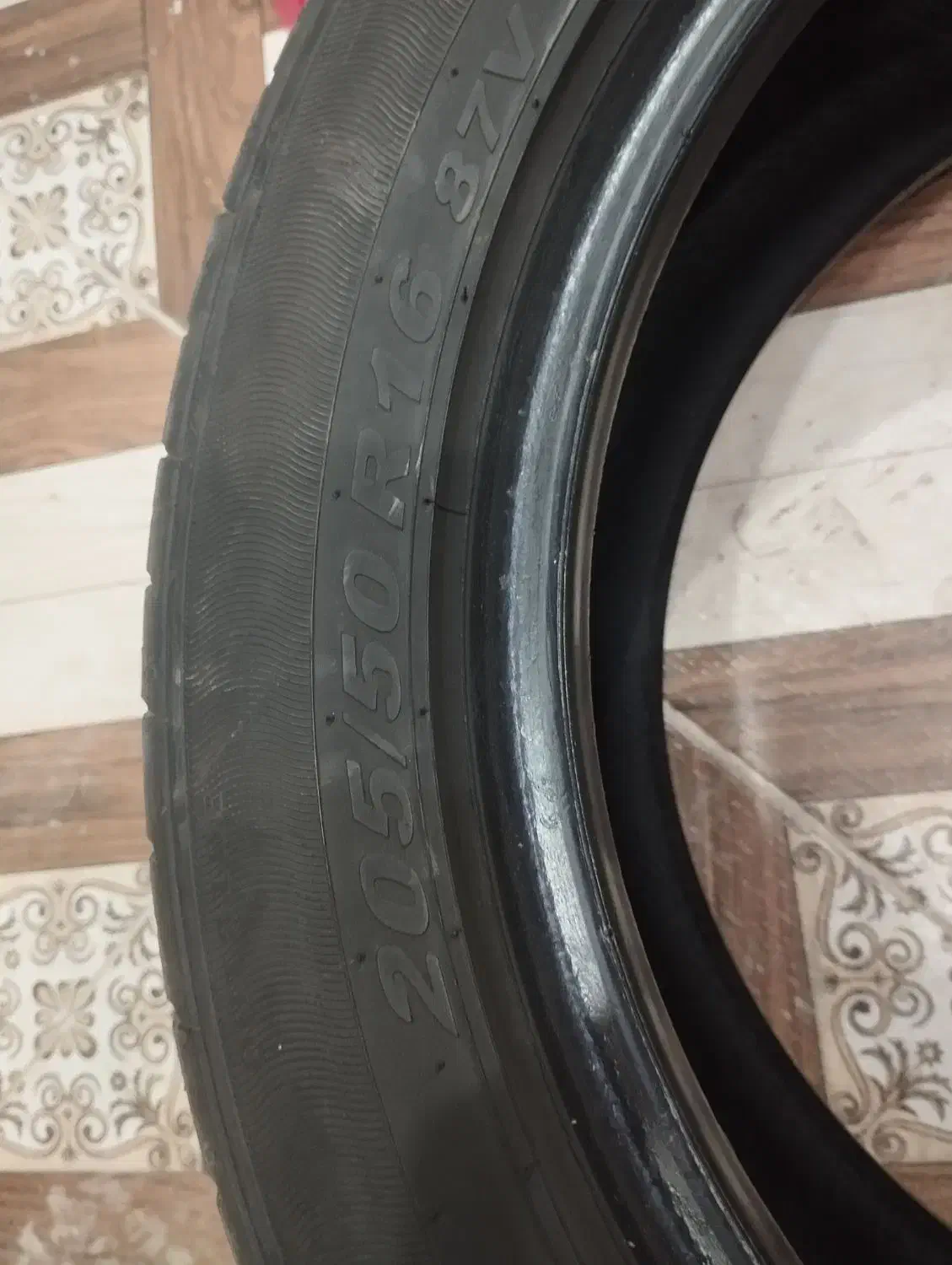 دو عدد لاستیک بارز سایز205.16.50|قطعات یدکی و لوازم جانبی|کارون, |دیوار