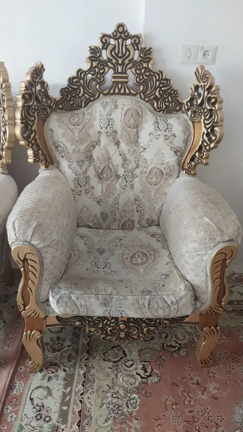 مبل هفت نفره|مبلمان خانگی و میز عسلی|گرمی, |دیوار