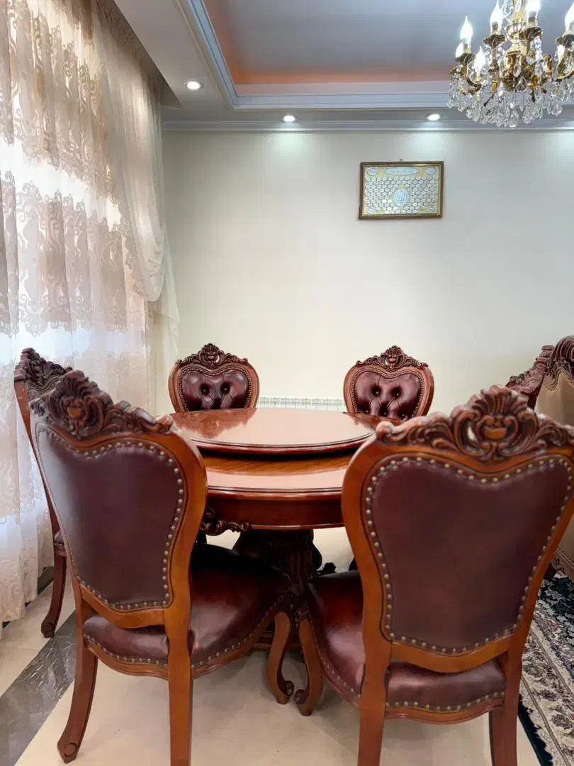 ناهار خوری لوکس وارداتی با صفحه چرخان|مبلمان خانگی و میز عسلی|تهران, دروس|دیوار