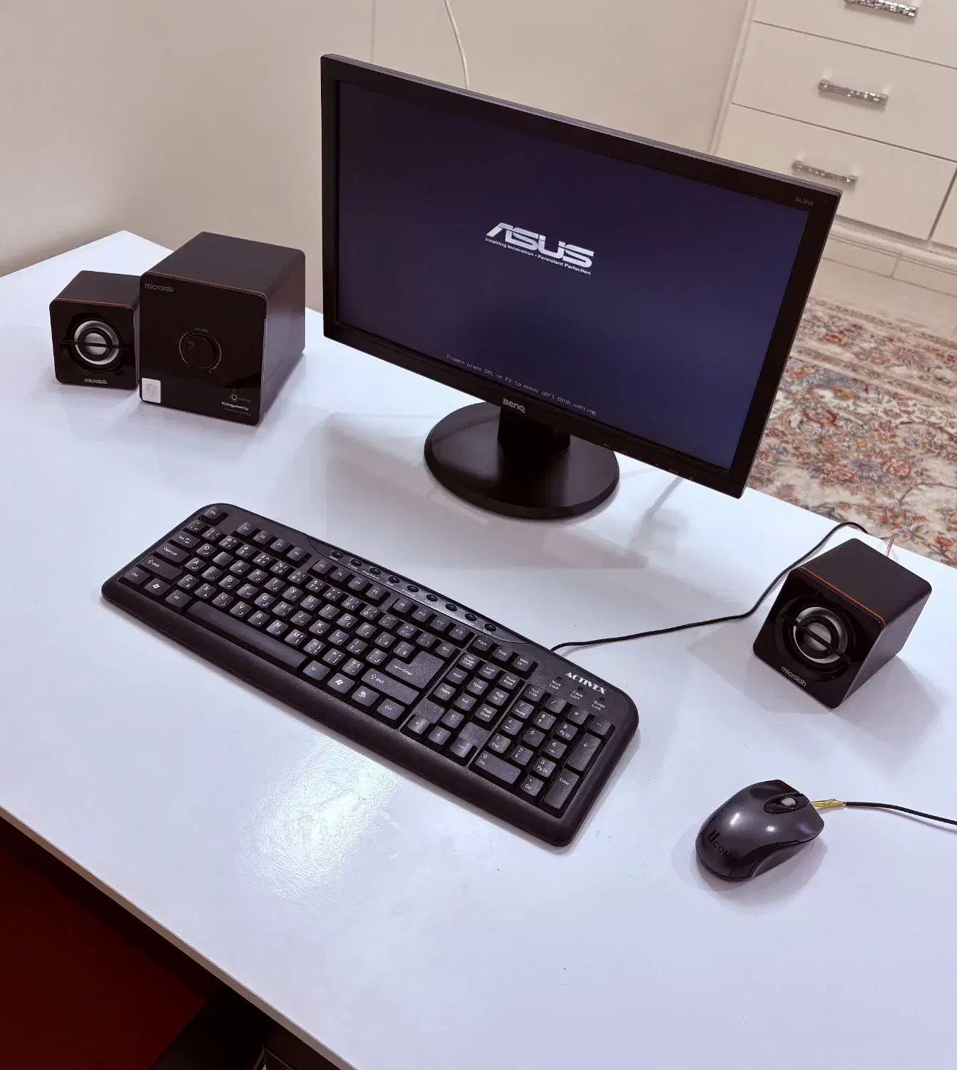 کامپیوتر|رایانه رومیزی|آفتاب, |دیوار