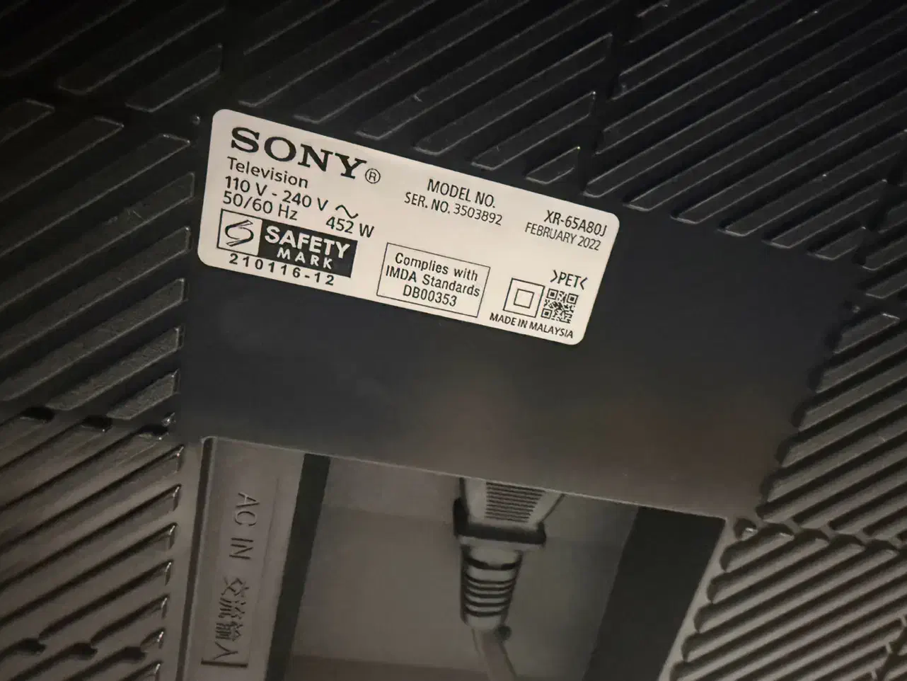 سونیXR-A80Jتلویزیون|تلویزیون و پروژکتور|تهران, بهارستان|دیوار