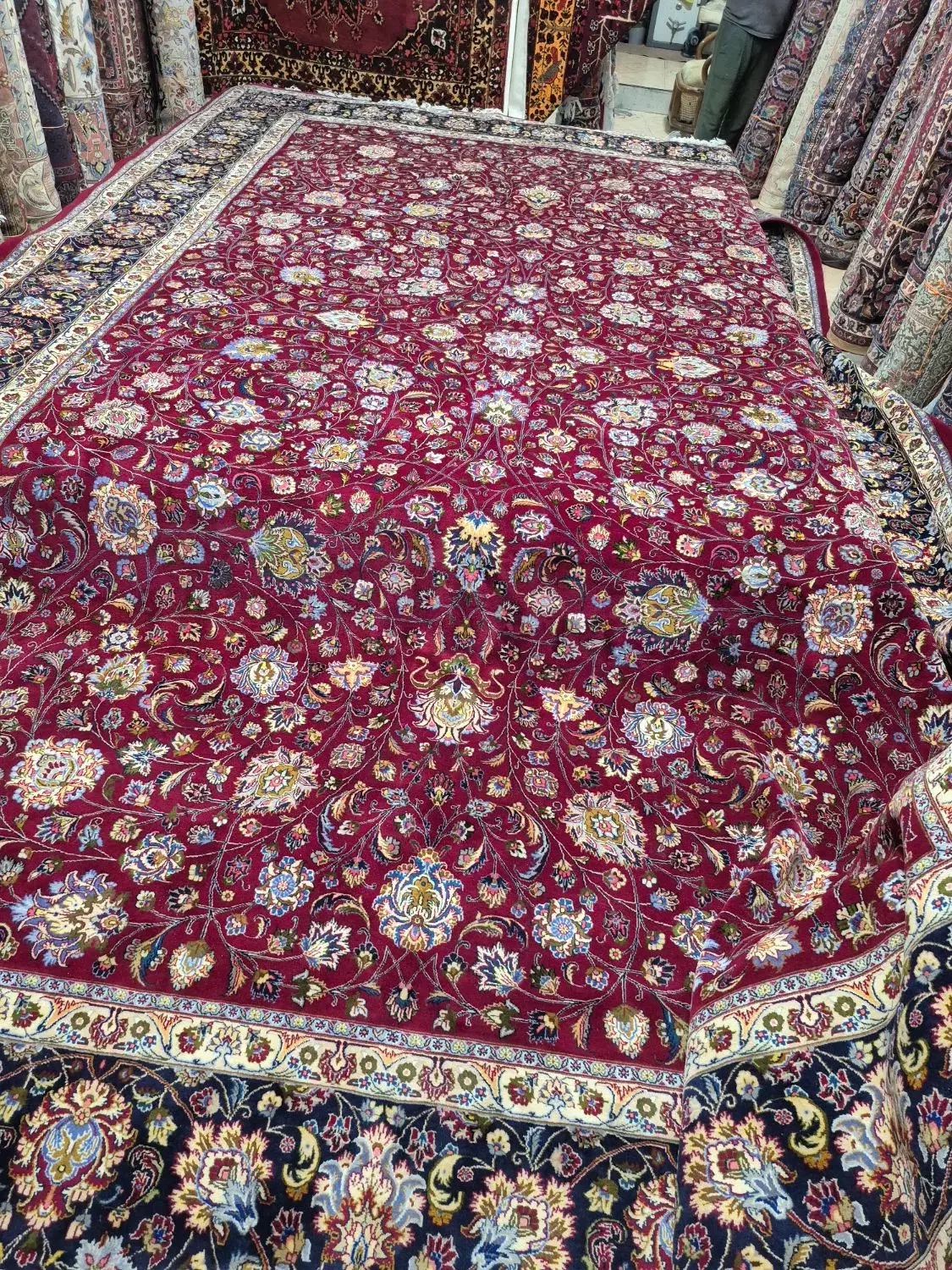 فرش دستباف ۱ تخته ۲۴ متری. گالری فرش ایران|فرش|مشهد, حجت|دیوار