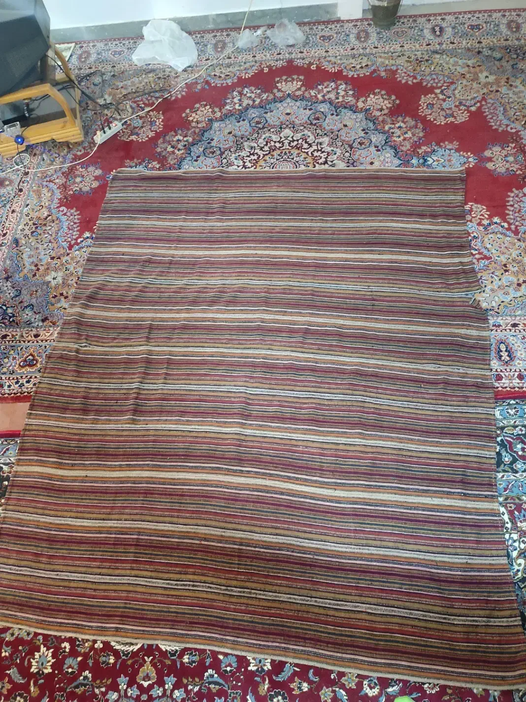 جاجیم دستباف نو|گلیم، جاجیم، گبه|قیدار, |دیوار