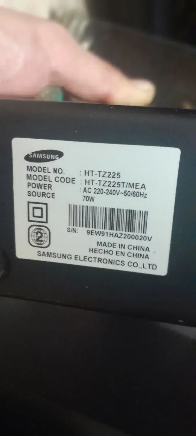 سینمای خانگی سامسونگ مدل HT-TZ225|سیستم صوتی خانگی|اصفهان, احمدآباد|دیوار