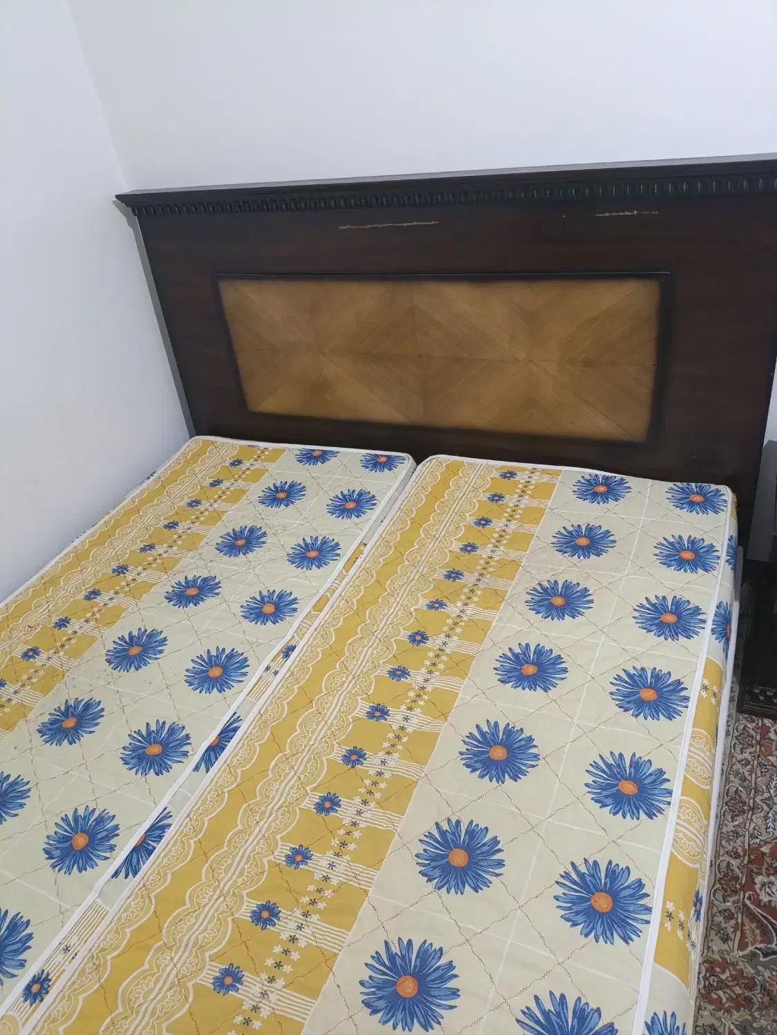 تخت خواب با تشک خوش خواب|تخت و سرویس خواب|خوی, |دیوار