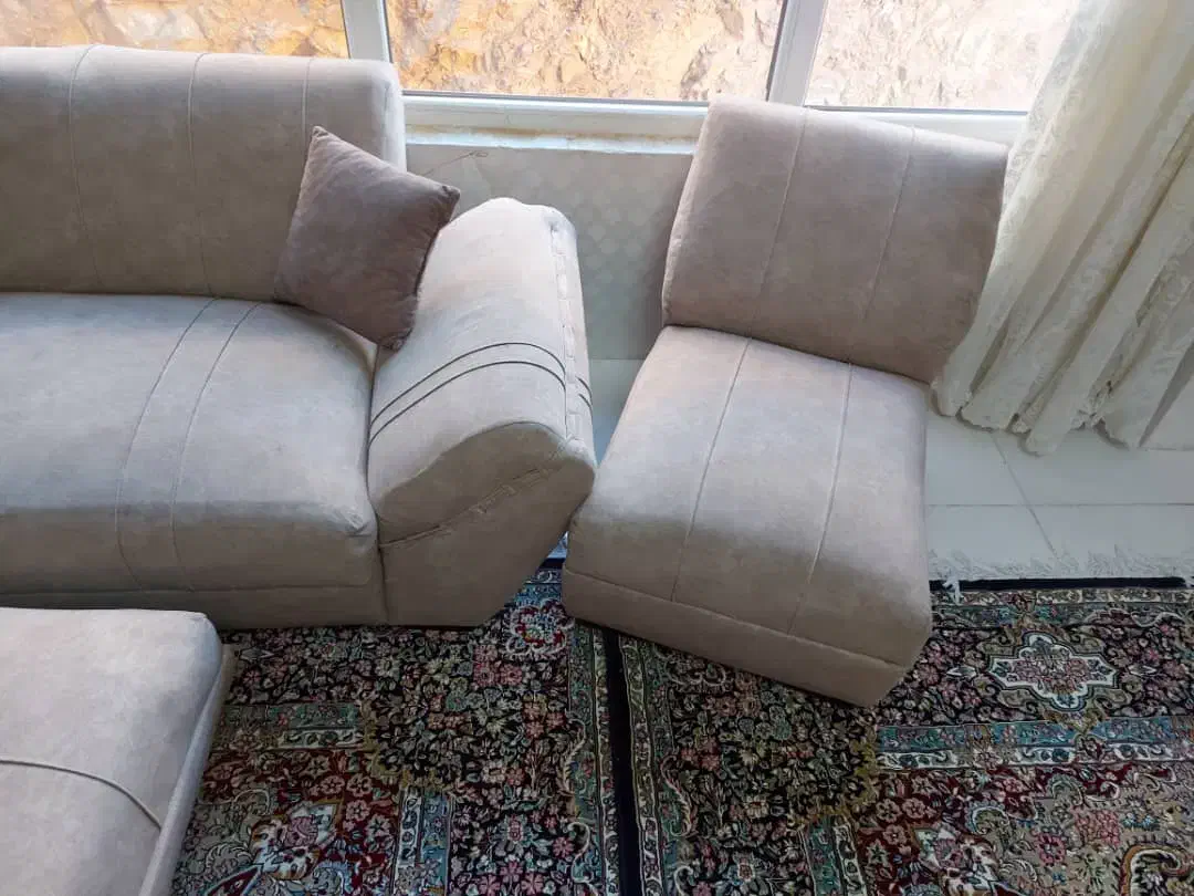 مبل ۶نفره ال با میز وسط|مبلمان خانگی و میز عسلی|سنندج, |دیوار