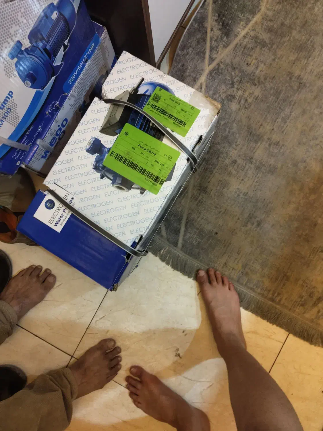 الکترو پمپ اب دو اسب الکتروژن|مصالح و تجهیزات ساختمان|کرج, گلشهر|دیوار