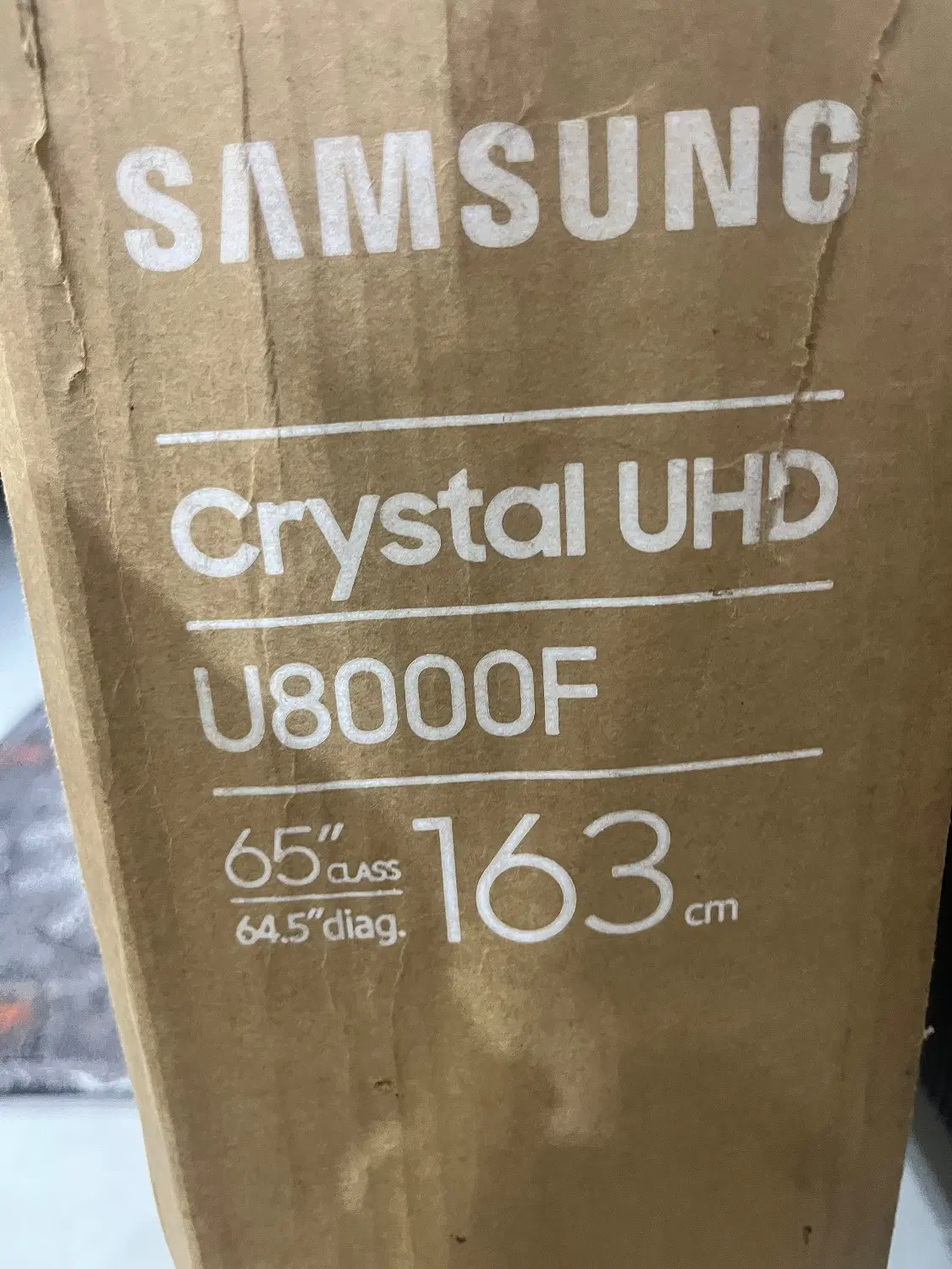 TV samsung crystal uhd|تلویزیون و پروژکتور|کرج, فاز ۱ مهرشهر|دیوار