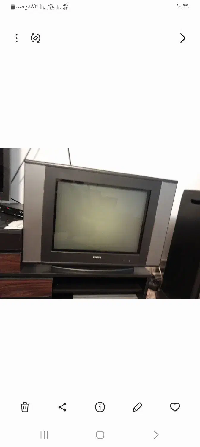 با سلام تلوزیون پارس بفروش میرسد|تلویزیون و پروژکتور|اقلید, |دیوار