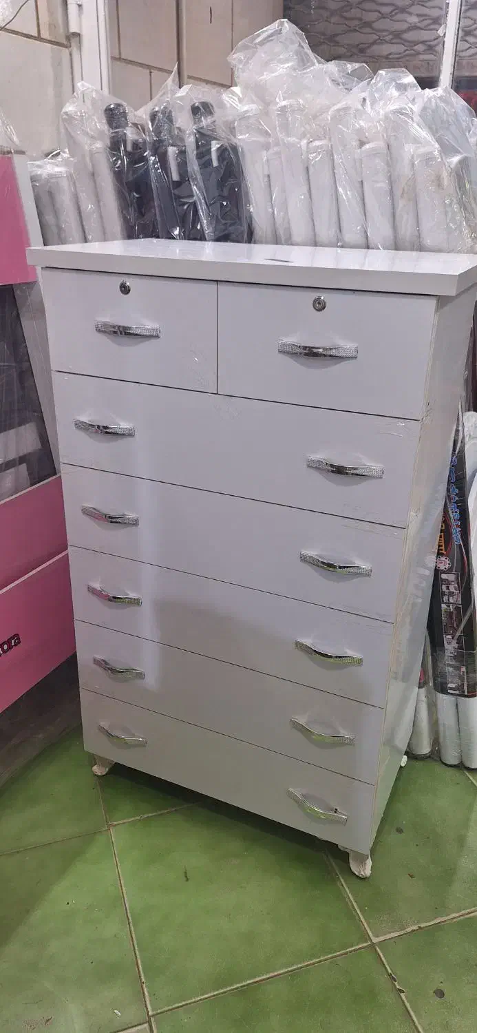 تمام دراور ۷ کشو چوبی هفت کشو|جاکفشی، کمد، دراور|یزد, |دیوار