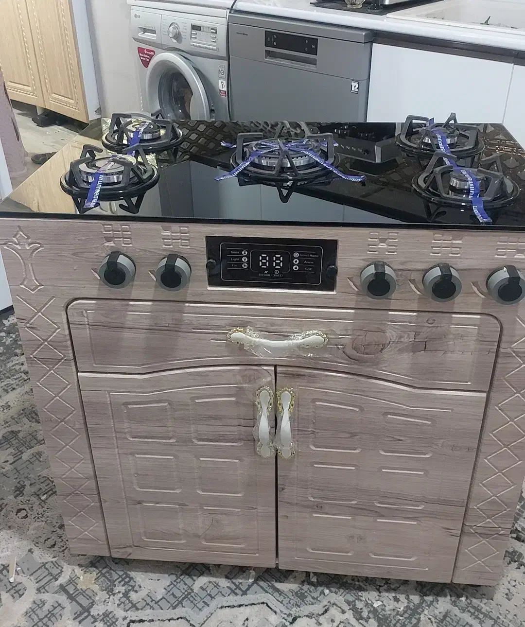 اجاق گاز کابینتی طرح فر نو اکبند پنج شعله صفحه شیش|اجاق گاز و لوازم برقی پخت‌وپز|رفسنجان, |دیوار