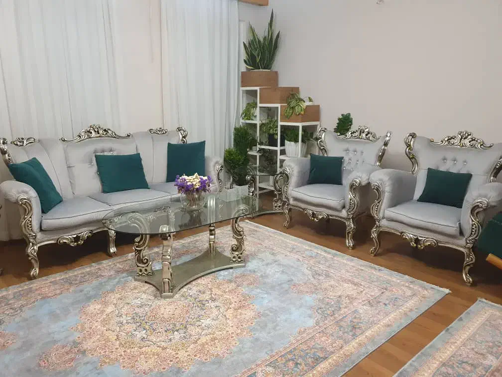 مبل استیل ۹ نفره|مبلمان خانگی و میز عسلی|آمل, |دیوار