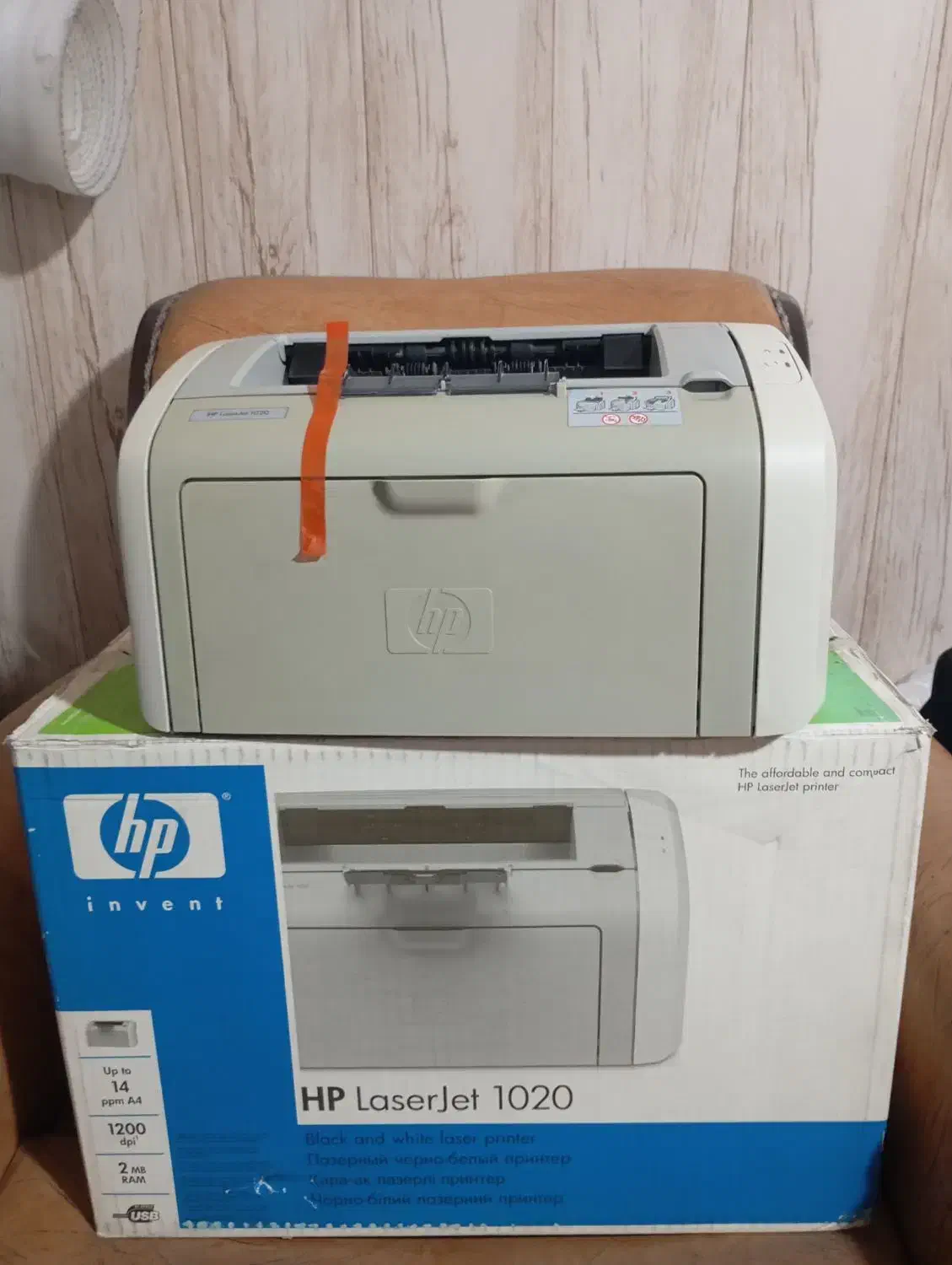 پرینتر لیزری hp 1020 در حد آکبند با کارتریج اضافه|پرینتر، اسکنر، کپی، فکس|تهران, فاطمی|دیوار