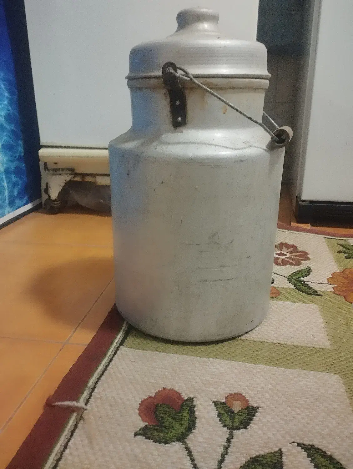 دبه روحی قدیمی ۳عدد|ظروف نگهدارنده، پلاستیکی، یک‌بارمصرف|شاندیز, |دیوار