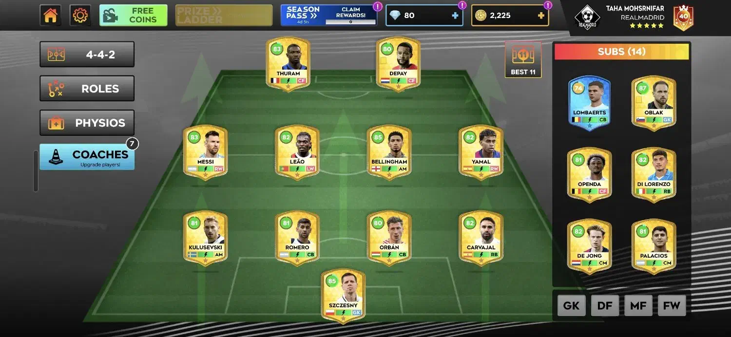 اکانت دریم لیگ|کنسول، بازی ویدئویی و آنلاین|تهران, شهران شمالی|دیوار