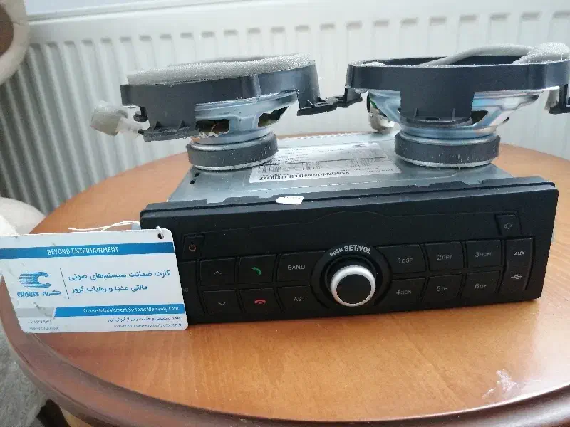 پخش فابریک ساینا با دو بلندگو و طاقچه عقب نو|قطعات یدکی و لوازم جانبی|مشهد, توس (بلوار توس)|دیوار