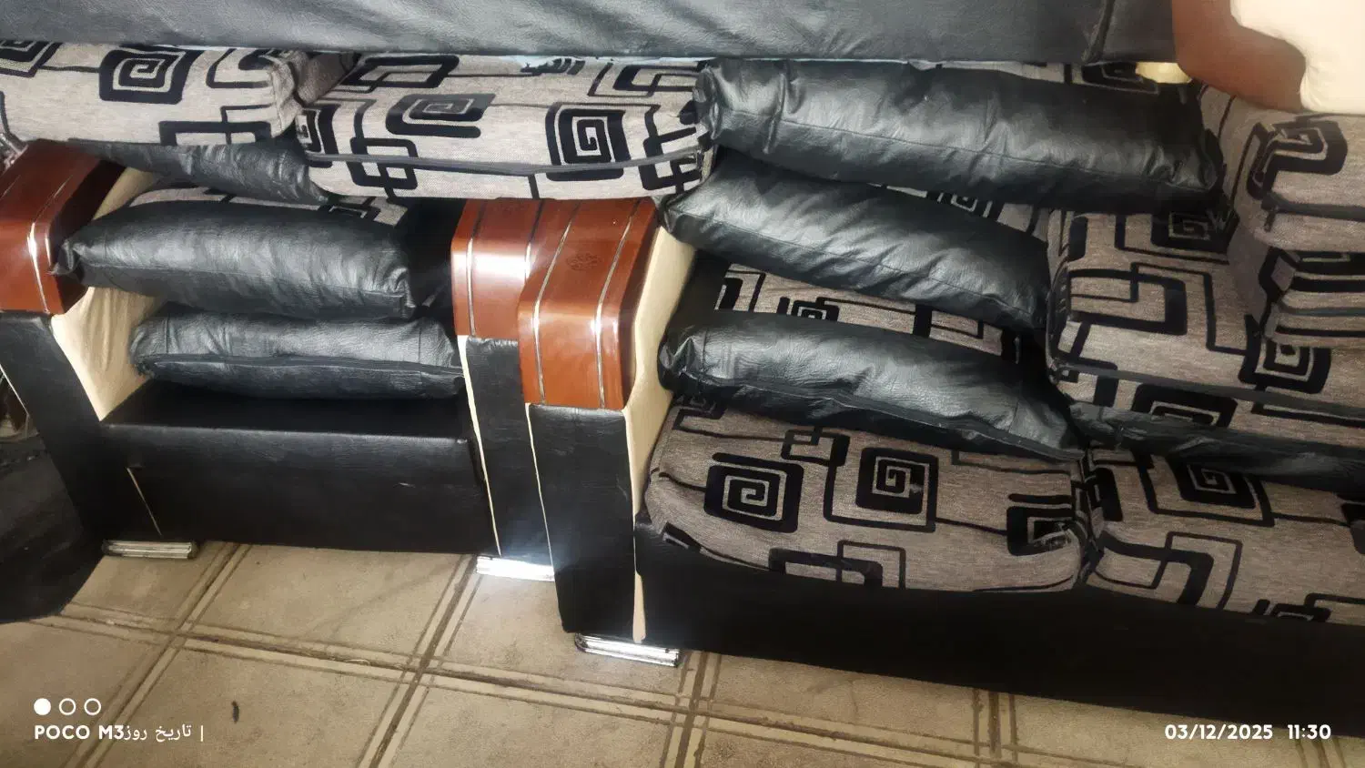 یک دست مبلمان تمیز هفت نفره فقط پنج تومان|مبلمان خانگی و میز عسلی|قوچان, |دیوار