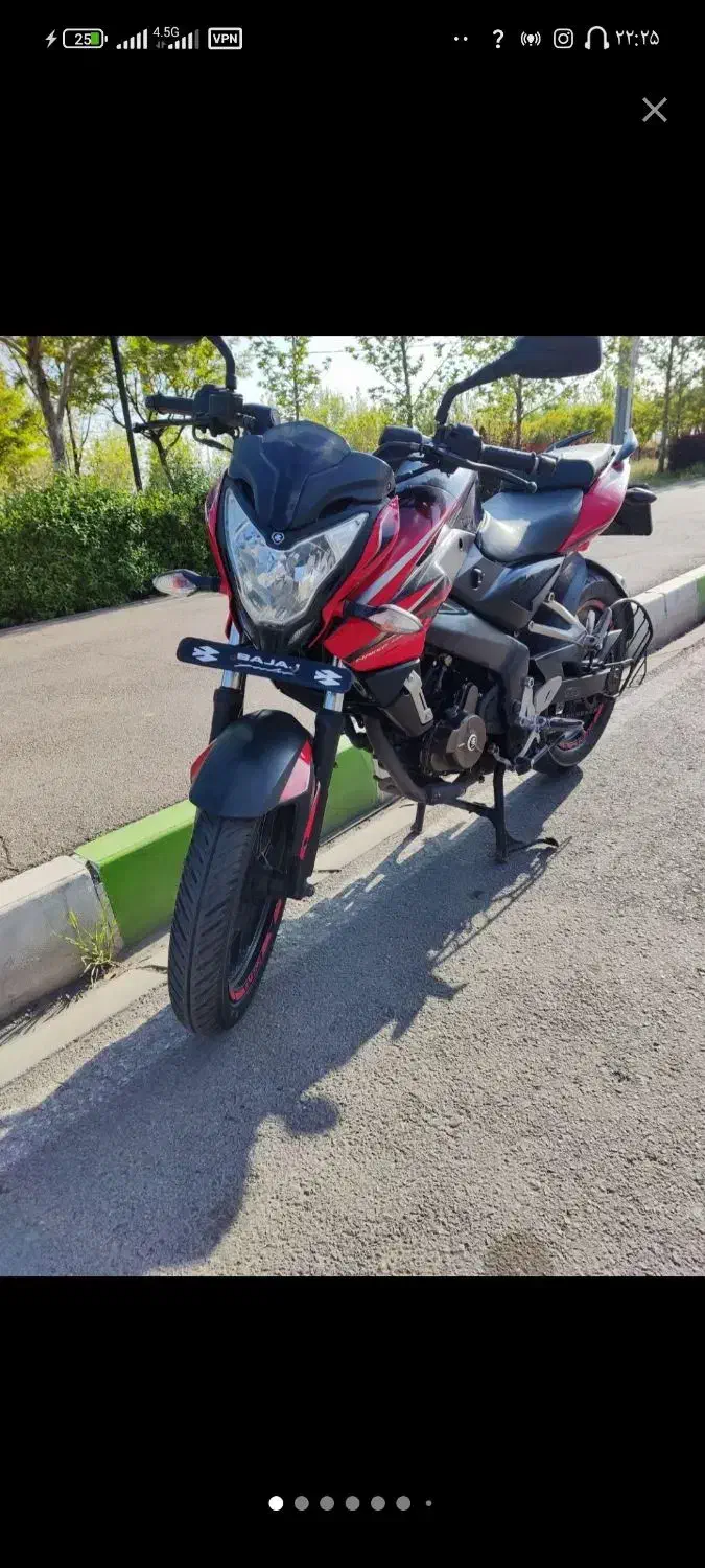 موتور ان اس 200 مدل 95|موتورسیکلت|پردیس, فاز ۳|دیوار