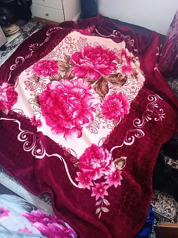 پتو 2 نفره گل بافت|رختخواب، بالش، پتو|گرگان, |دیوار