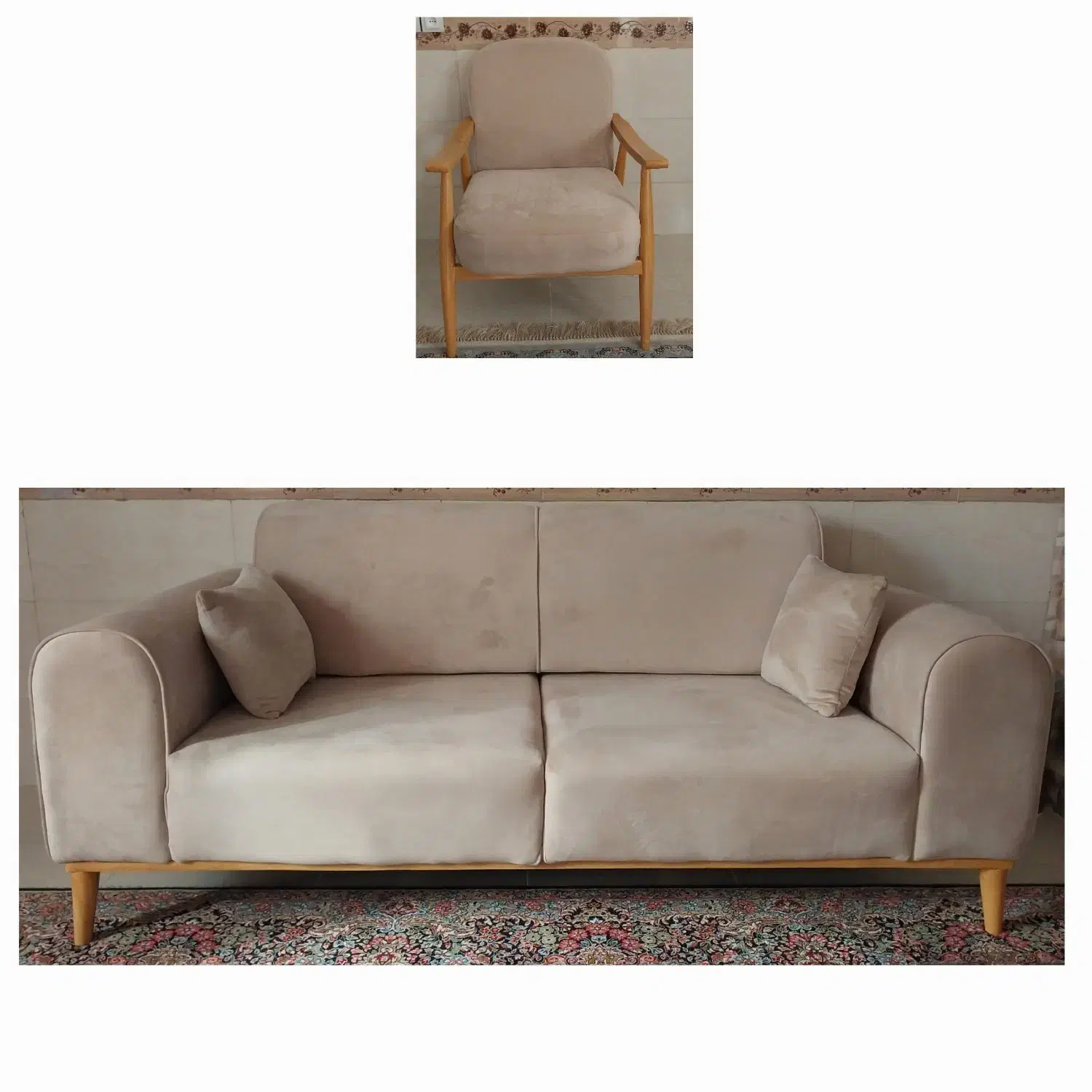 مبلا 8نفره تختخواب شو نونو|مبلمان خانگی و میز عسلی|کرمان, |دیوار