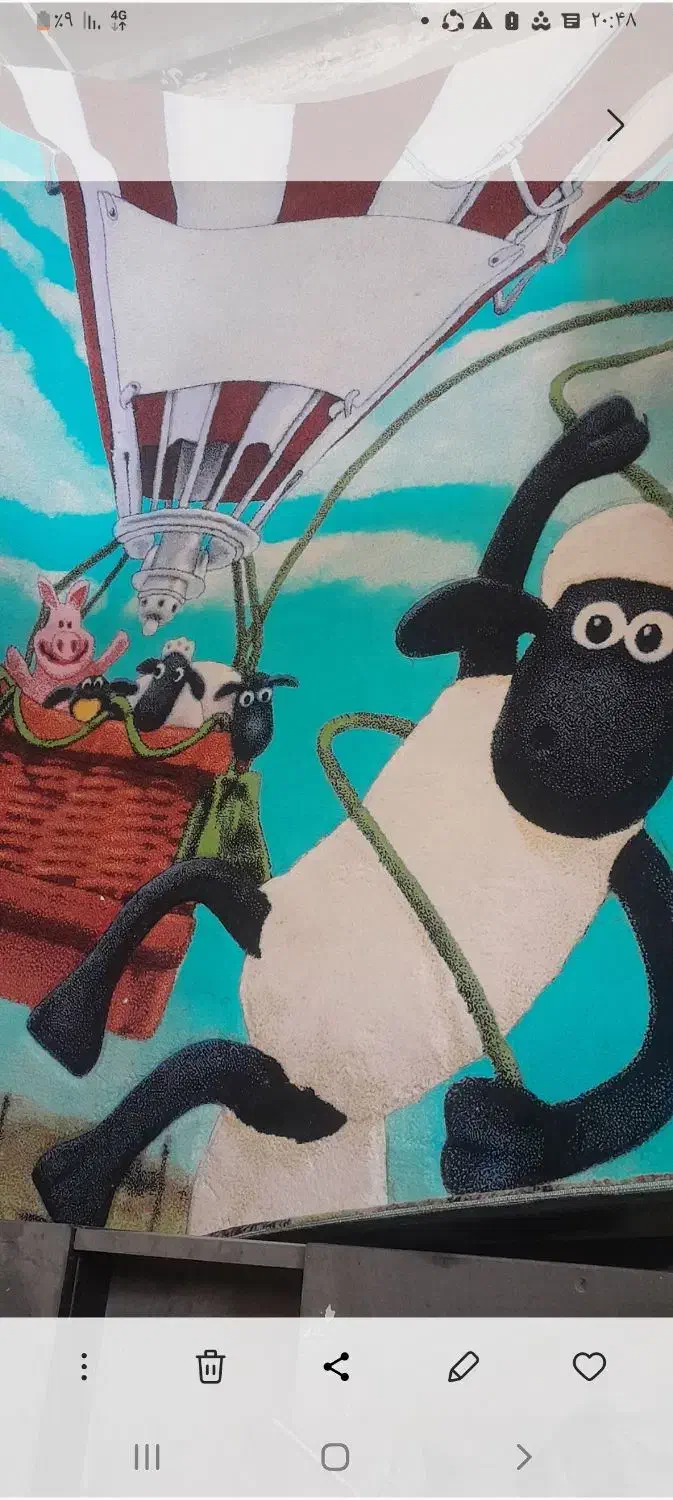 گلیم کودک|گلیم، جاجیم، گبه|بوکان, |دیوار