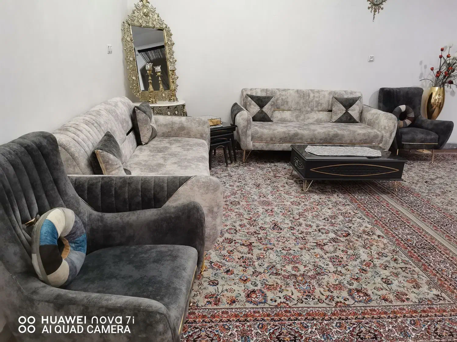 مبل راحتی با کیفیت 8نفره|مبلمان خانگی و میز عسلی|صالح آباد, |دیوار