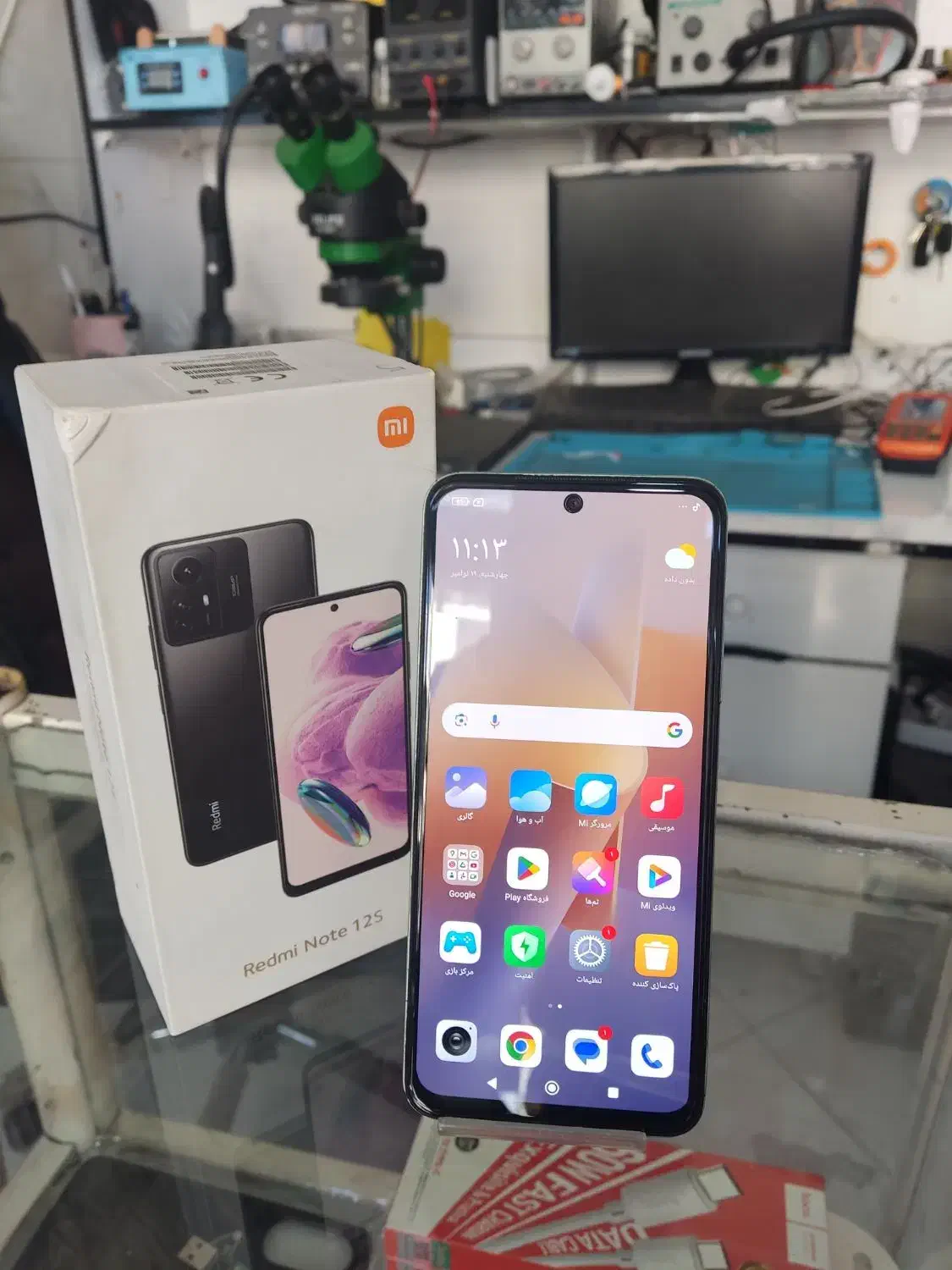 NOTE 12sحافظه256گیگ پلمپ باضمانت|موبایل|مشکین‌دشت, |دیوار