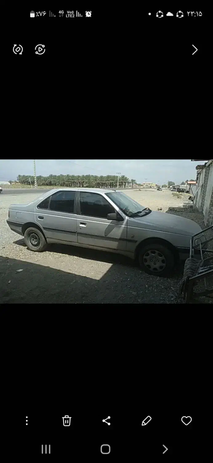 پژو ۴۰۵ نقرای همچی سالم .مدل ۸۹ افتاب سوخته|خودرو سواری و وانت|جیرفت, |دیوار