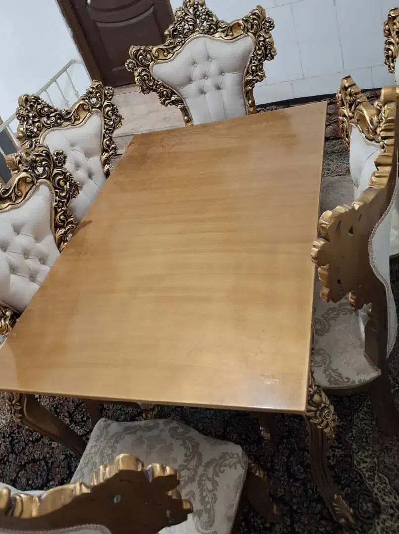 میز ناهار خوری تلویزیون بوفه ساعت میز صبحانه خوری|میز و صندلی غذاخوری|سیرجان, |دیوار