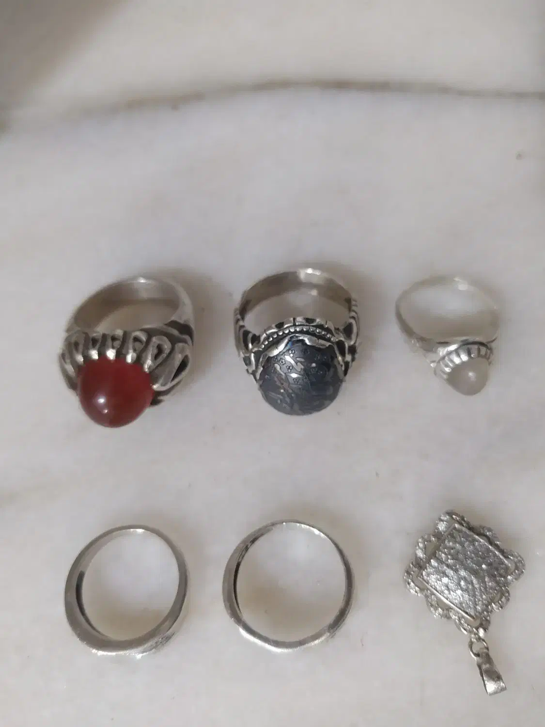 انگشتر نقره اصل|جواهرات|میاندوآب, |دیوار