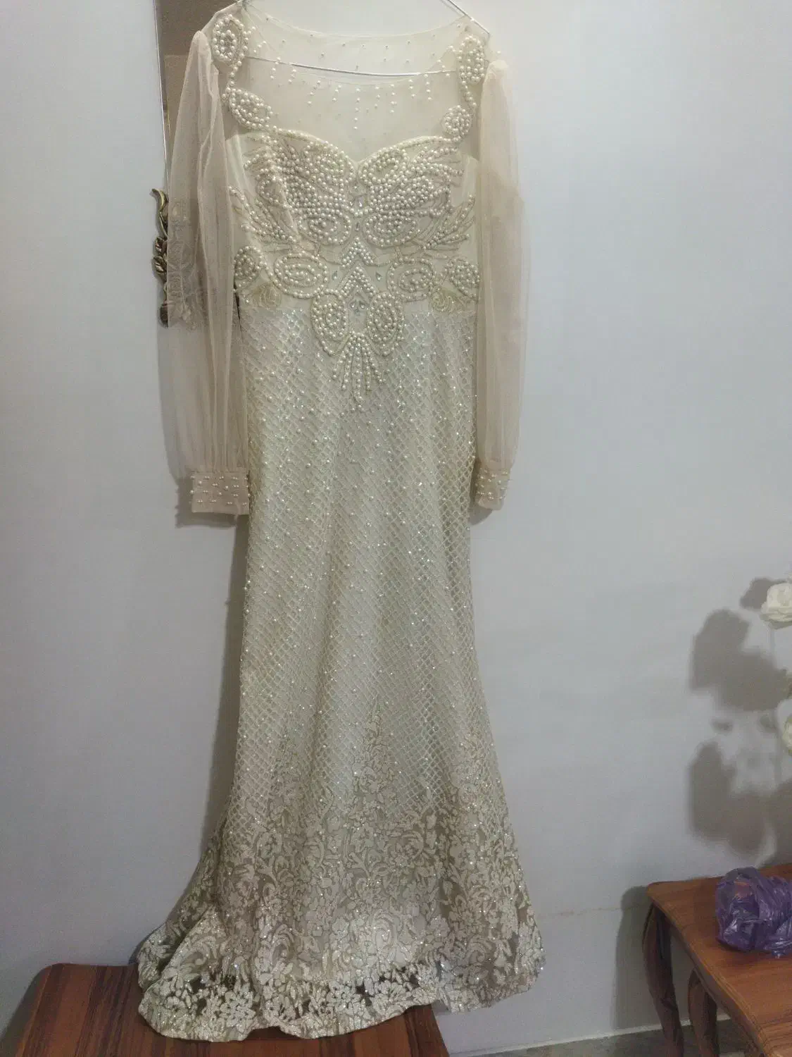 لباس مجلسی مرواریدی|لباس|محمدشهر, محمدشهر|دیوار