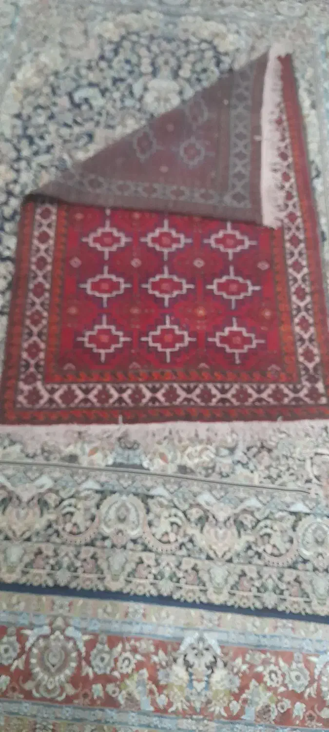 قالیچه دست باف  ترکمنی سالم فروش فوری|گلیم، جاجیم، گبه|مشهد, دانشجو|دیوار