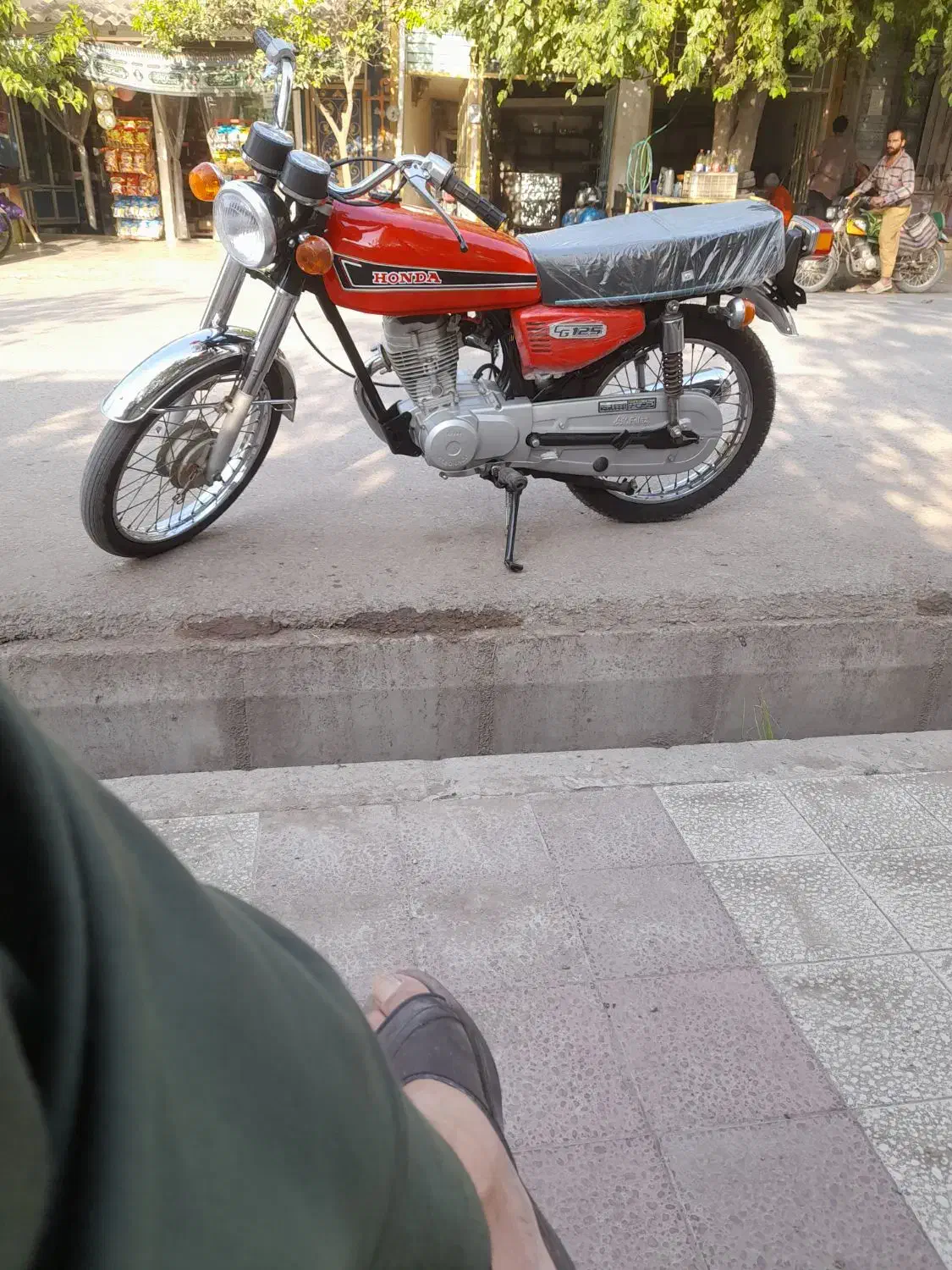 موتور طرح سی جی مزابده|موتورسیکلت|فاضل آباد, |دیوار