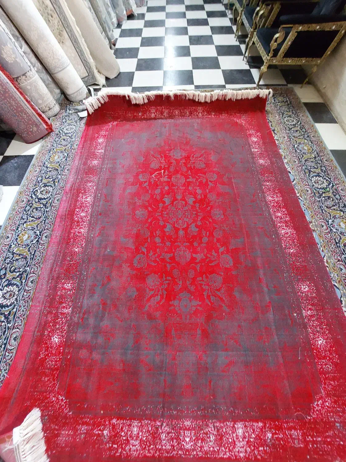 ۷۰۰شانه طرح سنتی خواب بلند|فرش|خرمآباد, |دیوار