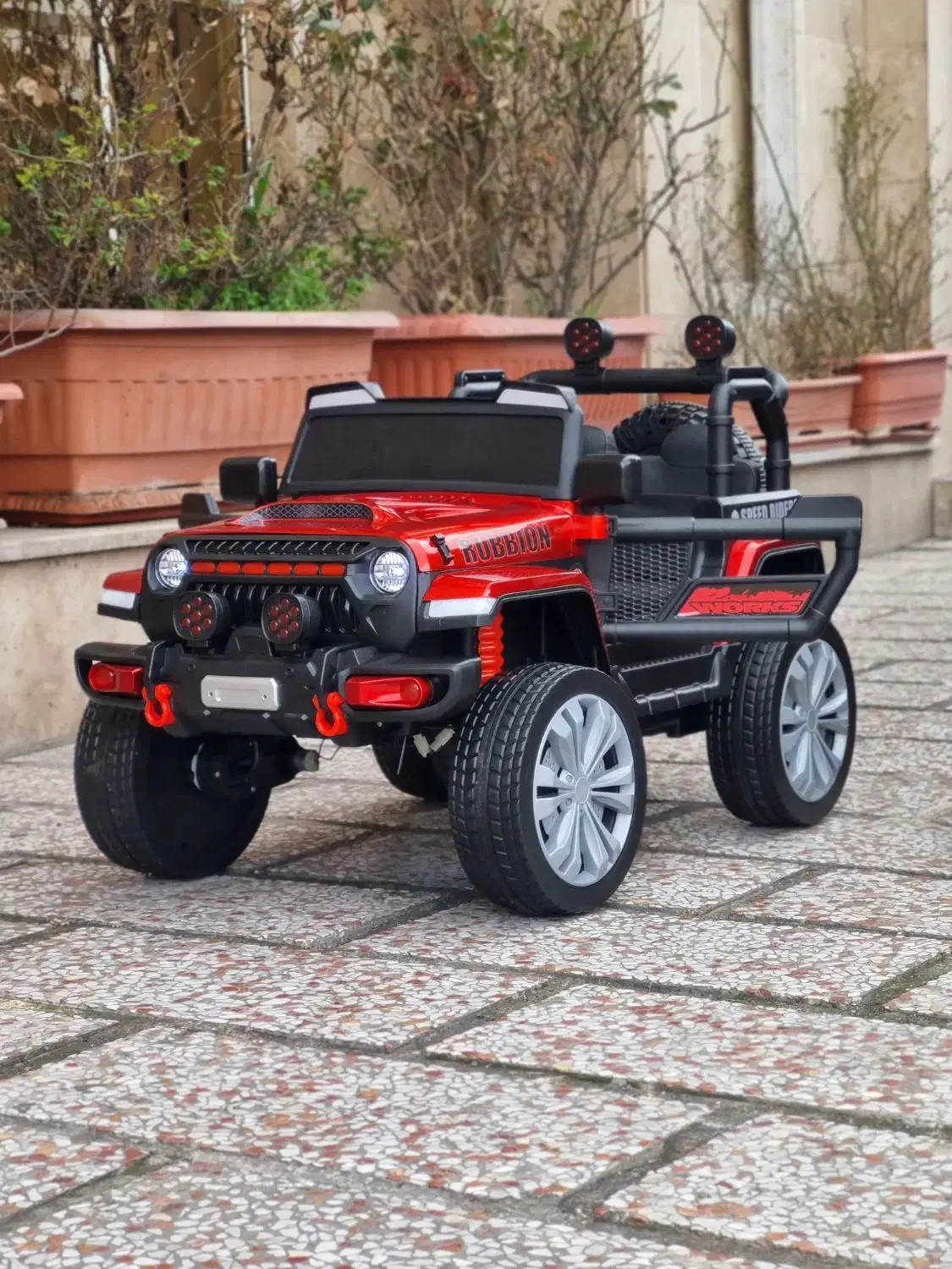 ماشین شارژی جیپ روبیکان فول لایت|اسباببازی|تهران, شهرک صدرا|دیوار