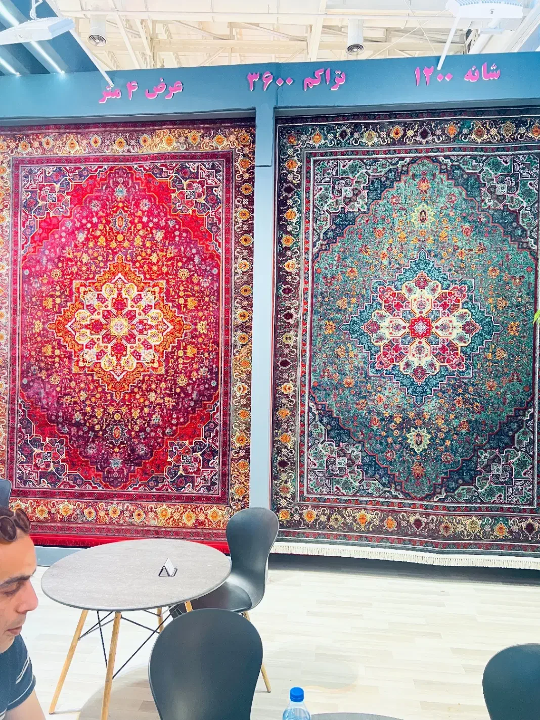 فرش قیطوس کاشان ۱۰۰۰ شانه و ۱۲۰۰ شانه نخ اکرولیک|فرش|شیراز, شهرک سراج|دیوار