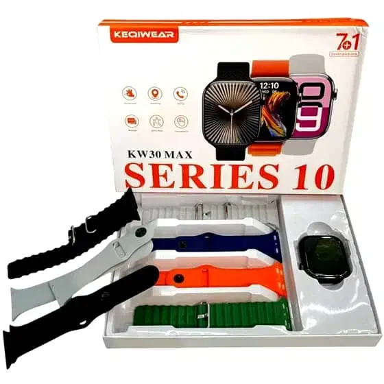 ساعت هوشمند اپل مدل KW30 MAX با 7 بند|ساعت|بوشهر, |دیوار