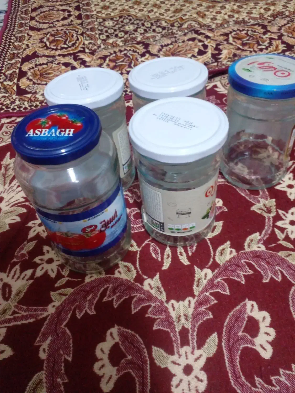 شیشه رب و مربا|ظروف نگهدارنده، پلاستیکی، یکبارمصرف|تبریز, |دیوار