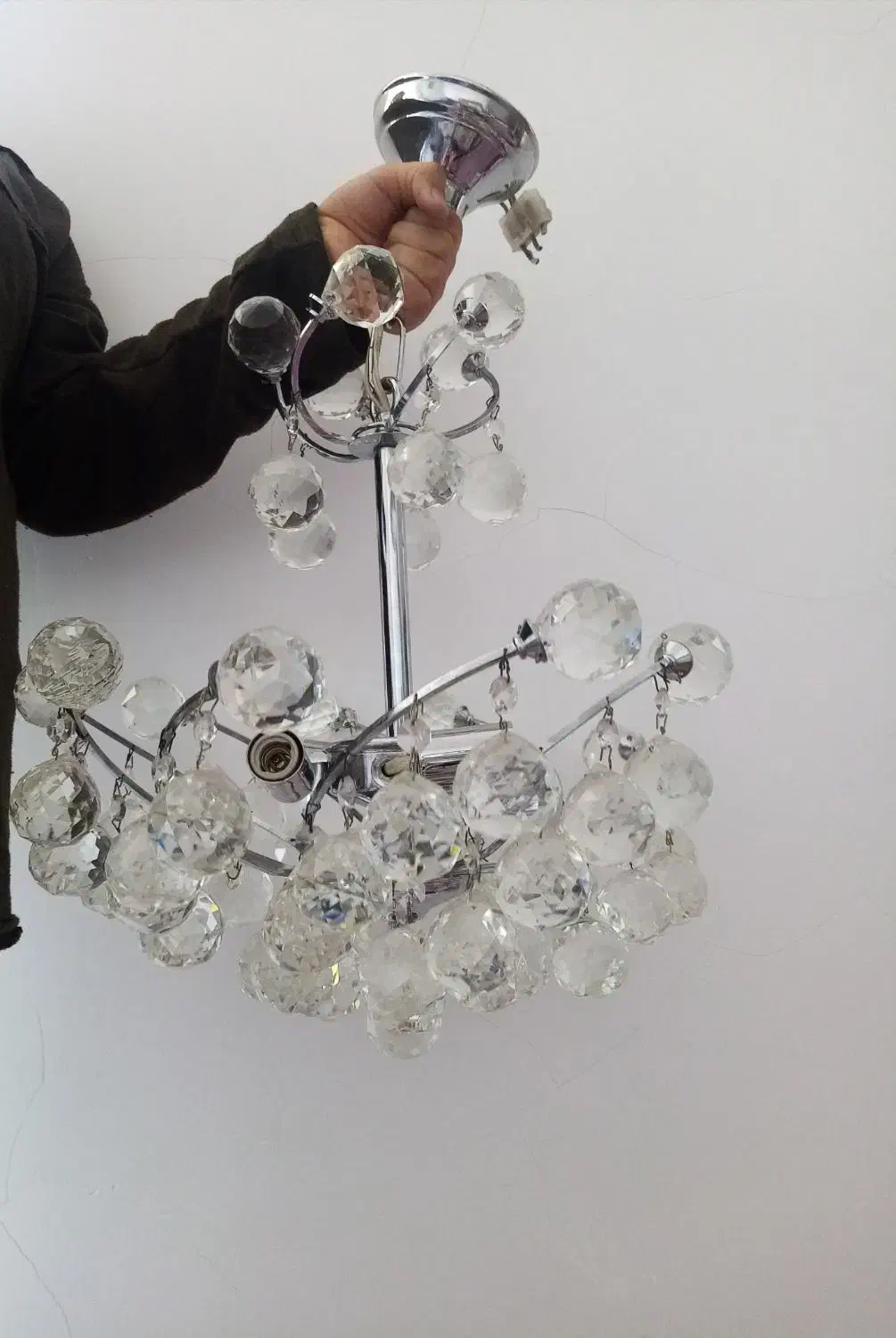 لوستر سقفی دو طبقه ۱۵ شاخه|لوستر و چراغ آویز|قم, آزادگان|دیوار